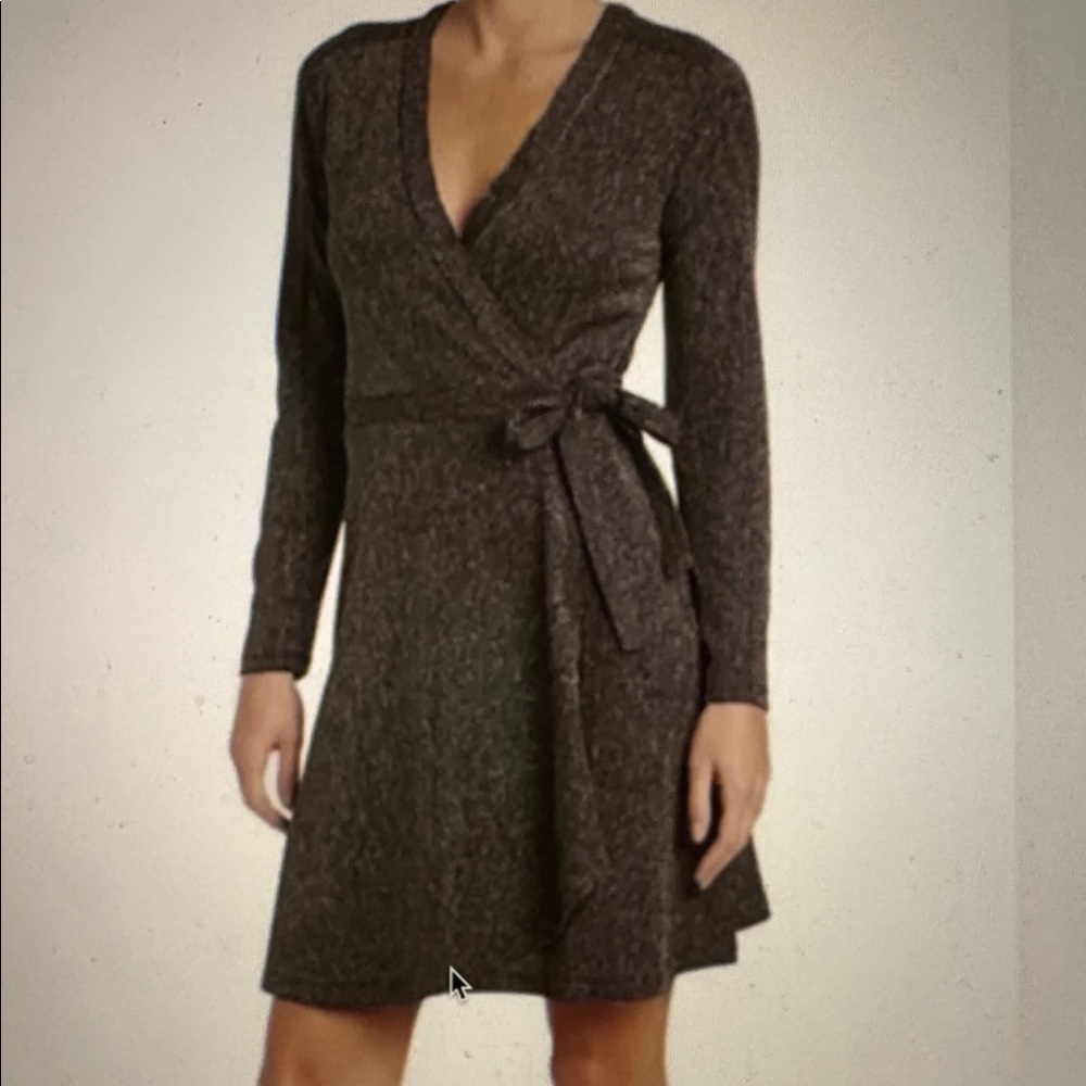 BCBGMaxAzria Black and Gold Dress